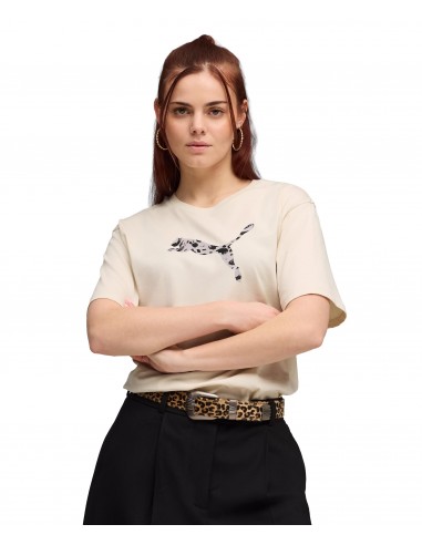 CAMISETA BEIGE LOGO PUMA