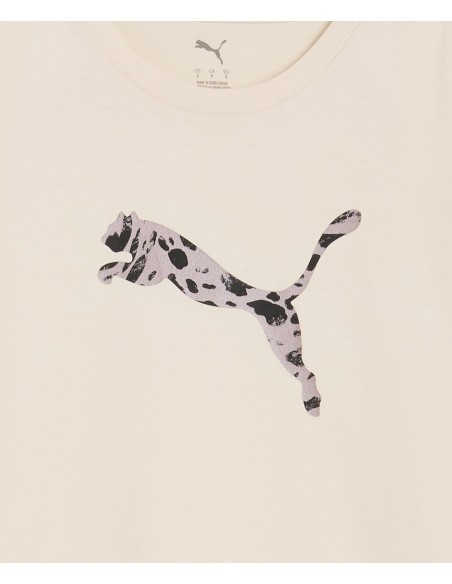 CAMISETA BEIGE LOGO PUMA