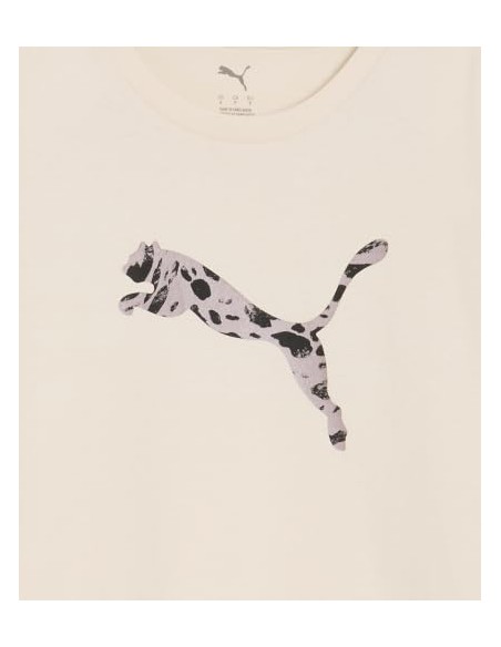 CAMISETA BEIGE LOGO PUMA