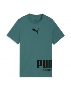 CAMISETA VERDE NIÑO LOGO PUMA