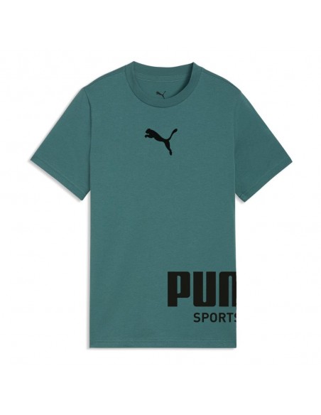 CAMISETA VERDE NIÑO LOGO PUMA
