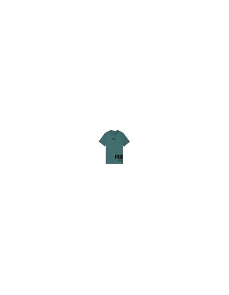 CAMISETA VERDE NIÑO LOGO PUMA