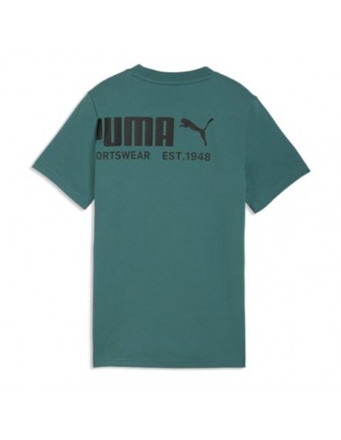 CAMISETA VERDE NIÑO LOGO PUMA