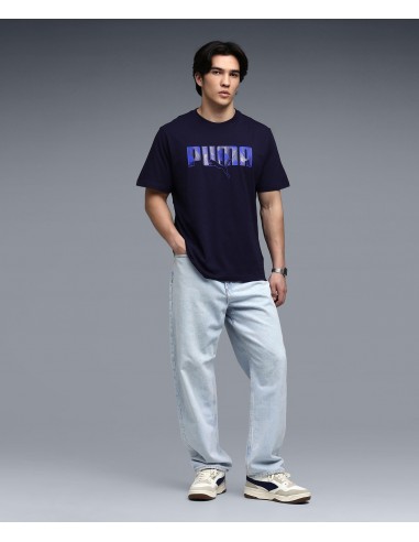 CAMISETA MANGA CORTA AZUL MARINO PUMA