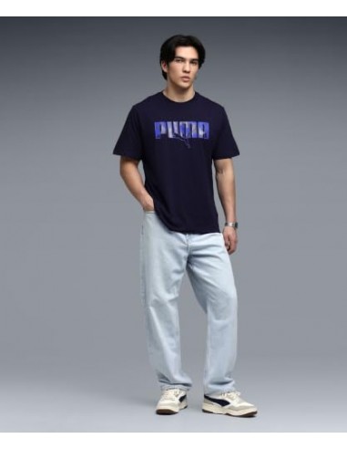 CAMISETA MANGA CORTA AZUL MARINO PUMA