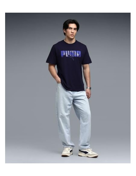 CAMISETA MANGA CORTA AZUL MARINO PUMA