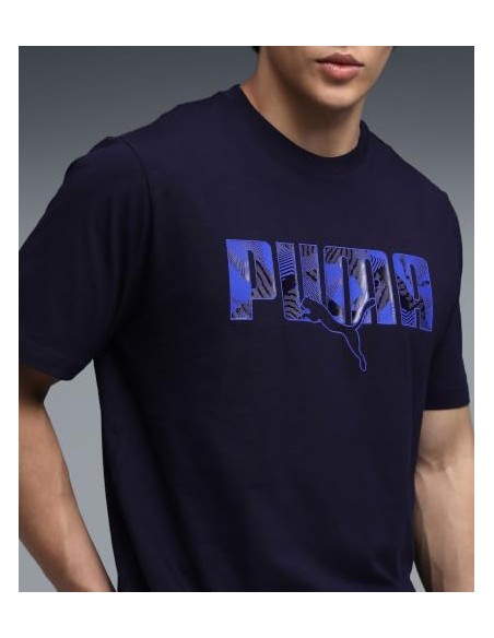 CAMISETA MANGA CORTA AZUL MARINO PUMA