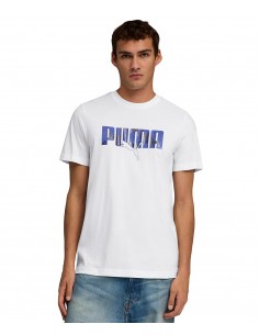 CAMISETA BLANCA LOGO PUMA