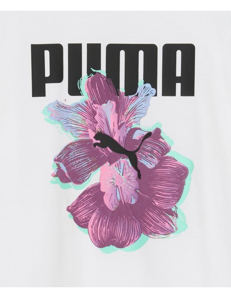 CAMISETA BLANCA DISEÑO PUMA MUJER