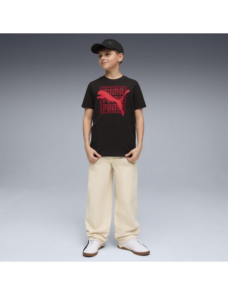 CAMISETA LOGO ROJO NIÑO
