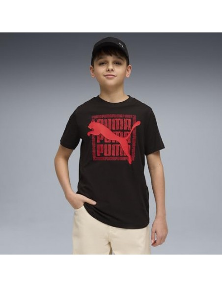 CAMISETA LOGO ROJO NIÑO