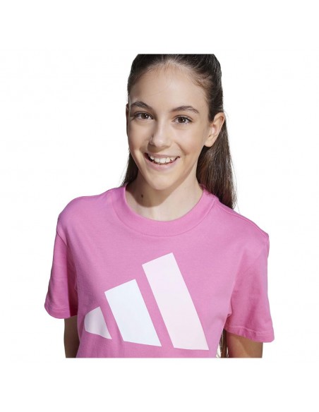 Camiseta manga corta ADIDAS J BL TEE 160-JY0299-ROSA-UNISEX JUNIOR