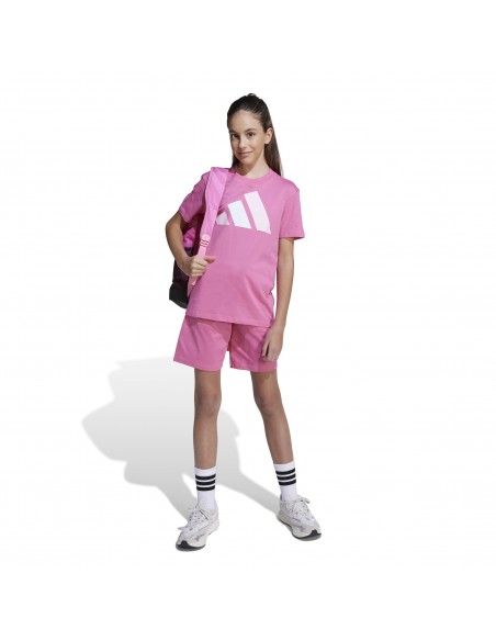 Camiseta manga corta ADIDAS J BL TEE 160-JY0299-ROSA-UNISEX JUNIOR