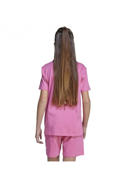 Camiseta manga corta ADIDAS J BL TEE 160-JY0299-ROSA-UNISEX JUNIOR