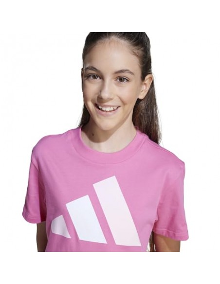 Camiseta manga corta ADIDAS J BL TEE 160-JY0299-ROSA-UNISEX JUNIOR