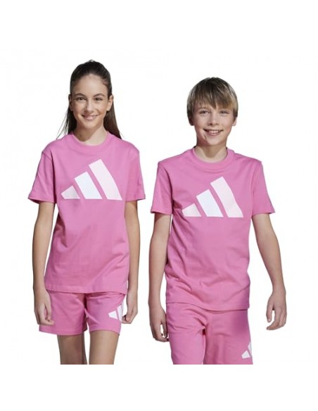 Camiseta manga corta ADIDAS J BL TEE 160-JY0299-ROSA-UNISEX JUNIOR