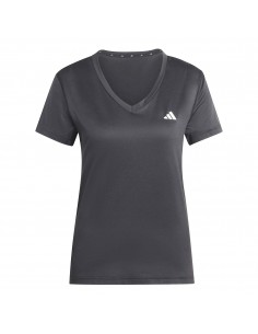 CAMISETA TÉCNICA MANGA CORTA NEGRA MUJER ADIDAS