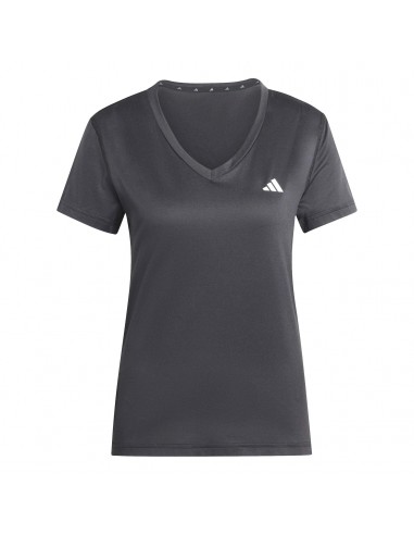 CAMISETA TÉCNICA MANGA CORTA NEGRA MUJER ADIDAS