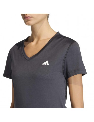CAMISETA TÉCNICA MANGA CORTA NEGRA MUJER ADIDAS