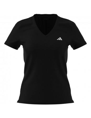 CAMISETA TÉCNICA MANGA CORTA NEGRA MUJER ADIDAS