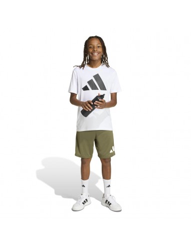 CAMISETA MANGA CORTA BLANCA ADIDAS NIÑO