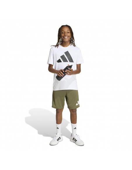 CAMISETA MANGA CORTA BLANCA ADIDAS NIÑO