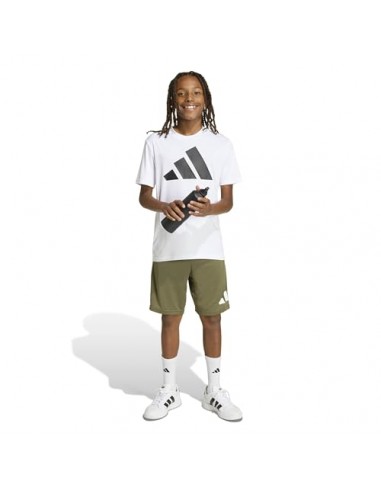 CAMISETA MANGA CORTA BLANCA ADIDAS NIÑO