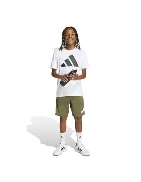 CAMISETA MANGA CORTA BLANCA ADIDAS NIÑO