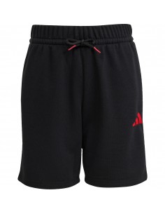 PANTALÓN CORTO CHANDAL NEGRO NIÑO ADIDAS