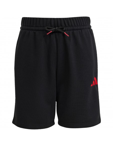 PANTALÓN CORTO CHANDAL NEGRO NIÑO ADIDAS
