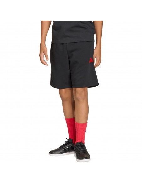 PANTALÓN CORTO CHANDAL NEGRO NIÑO ADIDAS