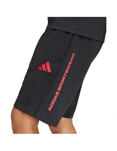 PANTALÓN CORTO CHANDAL NEGRO NIÑO ADIDAS