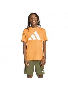 CAMISETA TÉCNICA MANGA CORTA AZUL ADIDAS NIÑO 2
