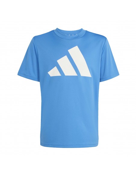 CAMISETA TÉCNICA MANGA CORTA AZUL ADIDAS NIÑO
