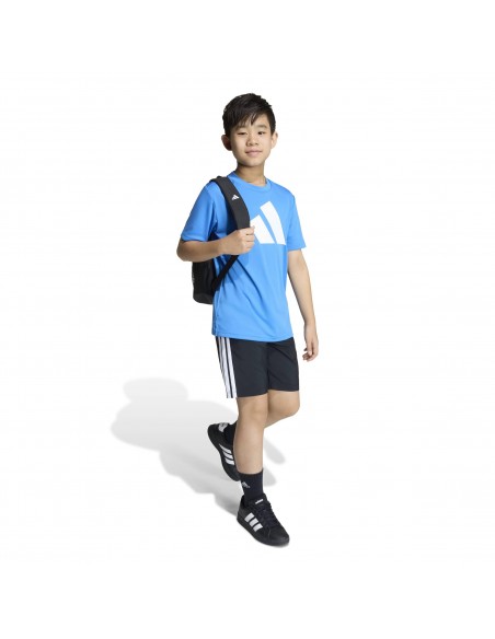 CAMISETA TÉCNICA MANGA CORTA AZUL ADIDAS NIÑO