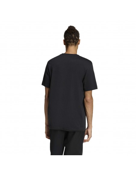 CAMISETA MANGA CORTA HOMBRE NEGRA ADIDAS
