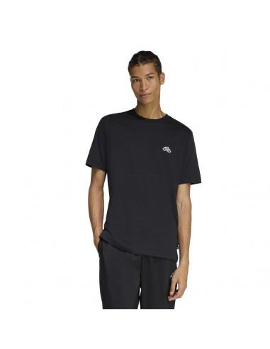 CAMISETA MANGA CORTA HOMBRE NEGRA ADIDAS