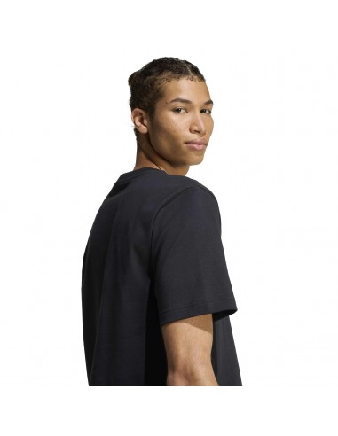 CAMISETA MANGA CORTA HOMBRE NEGRA ADIDAS