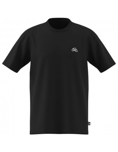 CAMISETA MANGA CORTA HOMBRE NEGRA ADIDAS