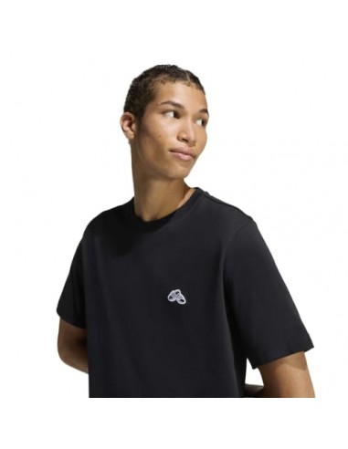 CAMISETA MANGA CORTA HOMBRE NEGRA ADIDAS