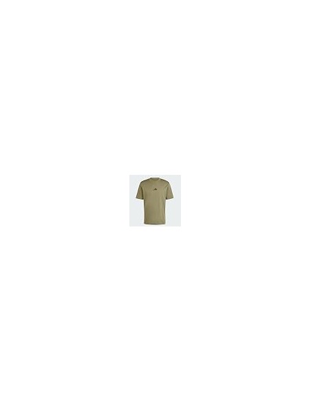 Camiseta manga corta Adidas-M SL SJ T-JF1097 VERDE OSCURO-HOMBRE