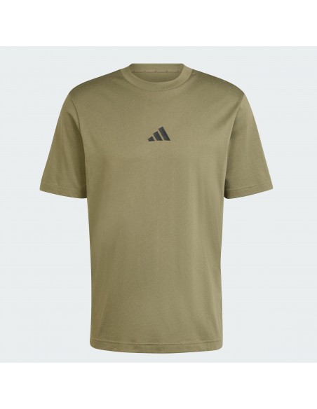 Camiseta manga corta Adidas-M SL SJ T-JF1097 VERDE OSCURO-HOMBRE