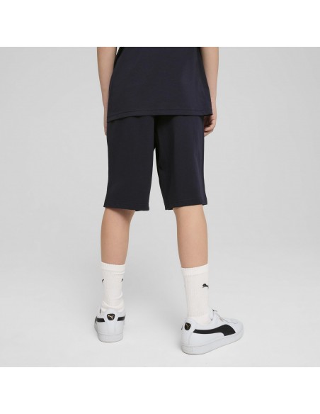 Pantalón corto Puma-ESS No. 1 Logo Jersey Shorts B-684919-16-AZUL MARINO UNISEX JUNIOR