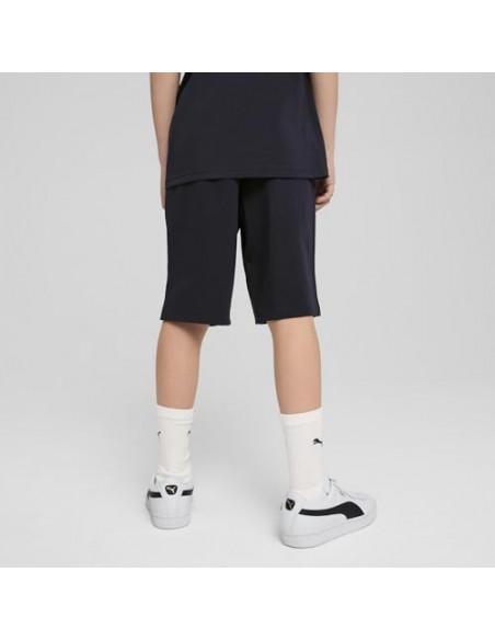 Pantalón corto Puma-ESS No. 1 Logo Jersey Shorts B-684919-16-AZUL MARINO UNISEX JUNIOR