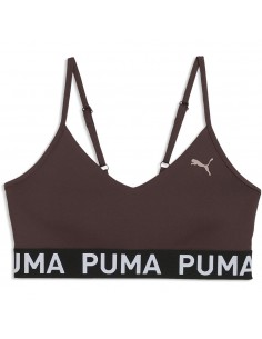 SUJETADOR DEPORTIVO MUJER MARRÓN PUMA