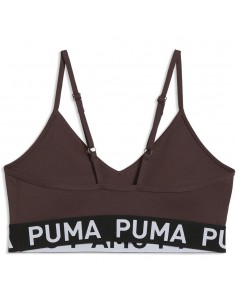 SUJETADOR DEPORTIVO MUJER MARRÓN PUMA 2