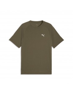 CAMISETA MANGA CORTA PARA HOMBRE EVOSTRIPE PUMA VERDE