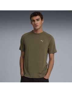 CAMISETA MANGA CORTA PARA HOMBRE EVOSTRIPE PUMA VERDE 2