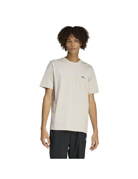 CAMISETA BEIGE ADIDAS HOMBRE