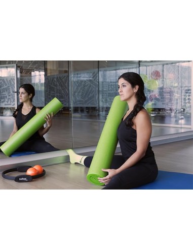 RODILLO DE PILATES SOFTEE NEGRO 90CM